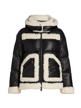 Mercer Collective Women's Faux-Shearling-Trim Down Puffer Coat