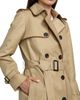 Mercer Collective Women's Faux Leather Trim Trench Coat - 6