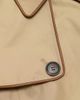 Mercer Collective Women's Faux Leather Trim Trench Coat - 7