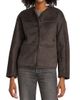 Mercer Collective Women's Heather Collarless Reversible Coat - 3