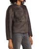 Mercer Collective Women's Heather Collarless Reversible Coat - 4