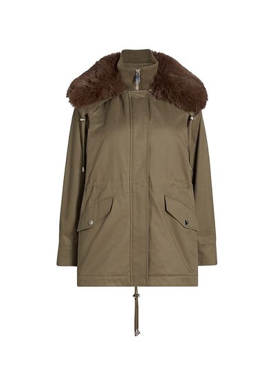 Mercer Collective Women's Versatile 2-in-1 Faux Fur-Trim Hooded Parka