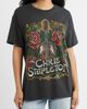 Merch Traffic Merch Traffic Chris Stapleton Floral Rose Cotton Graphic T-Shirt - 1