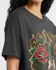 Merch Traffic Merch Traffic Chris Stapleton Floral Rose Cotton Graphic T-Shirt - 4