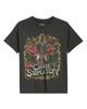 Merch Traffic Merch Traffic Chris Stapleton Floral Rose Cotton Graphic T-Shirt - 5