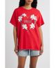 Merch Traffic Merch Traffic Nirvana Heart Shaped Cotton Graphic T-Shirt - 1