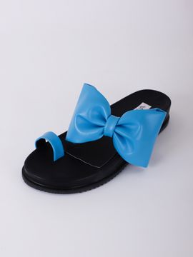 MERCYCROWN MaMa Queen Big Ribbon Sandals - Ocean