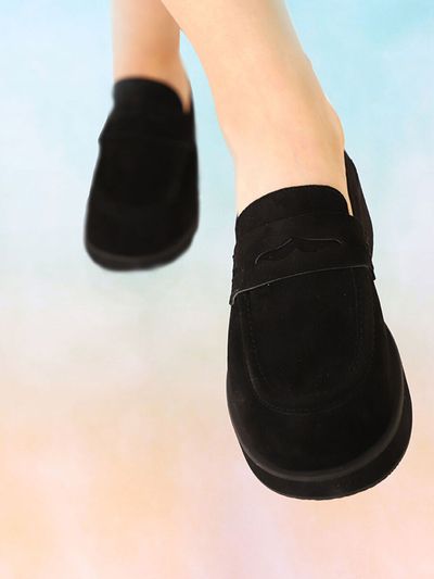 MERCYCROWN Mobydick Loafer 5cm - Black Suede