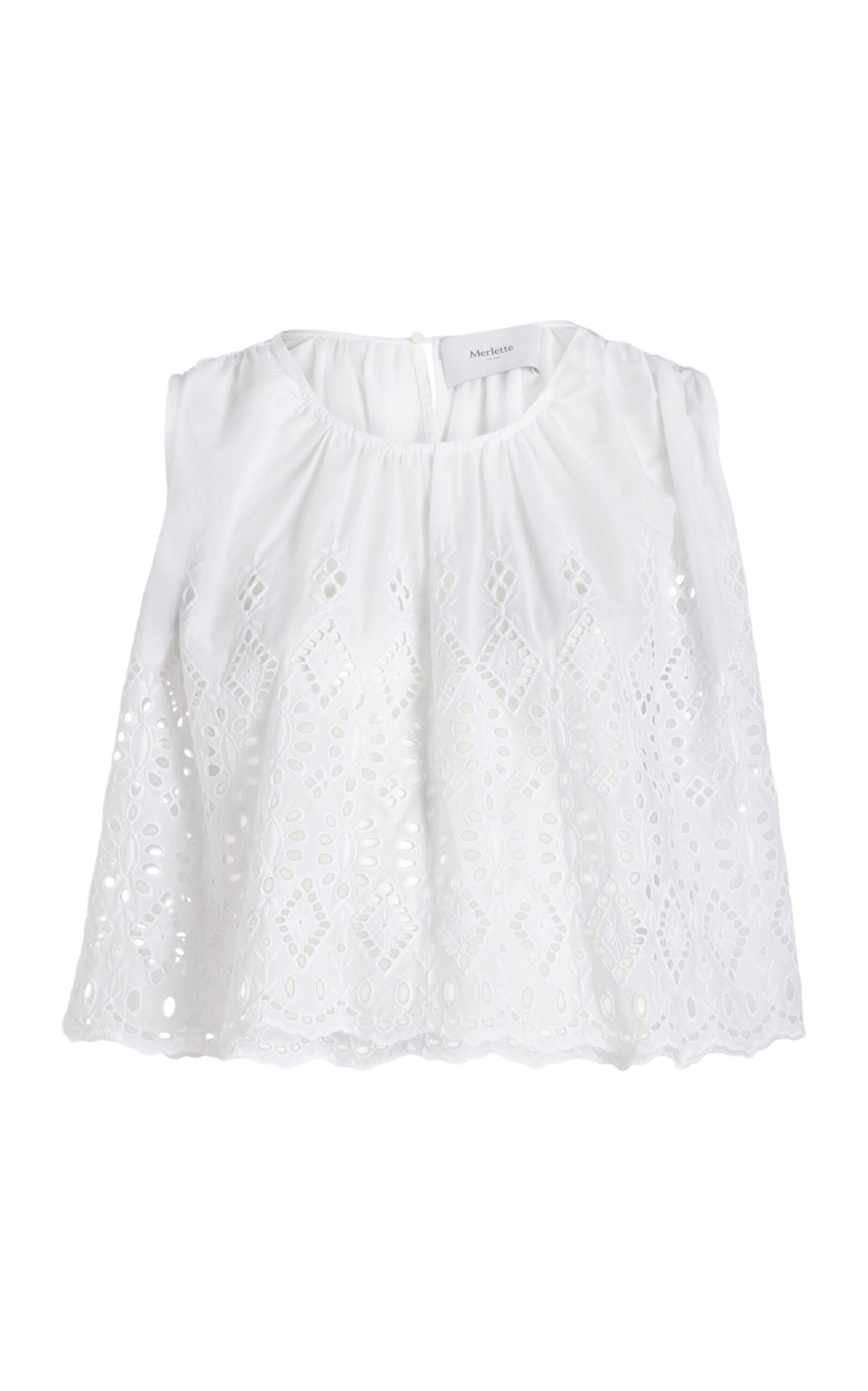 Merlette Merlette Dacere Cotton Eyelet Top