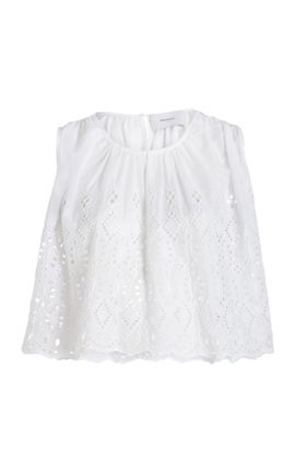 Merlette Merlette Dacere Cotton Eyelet Top