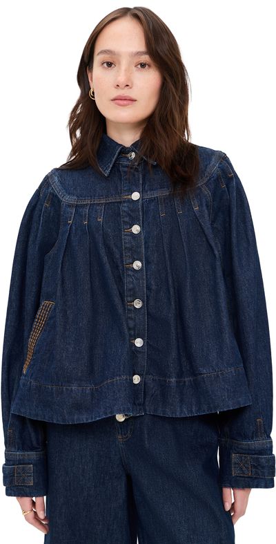 Merlette Merlette Easton Denim Jacket Dark Wash