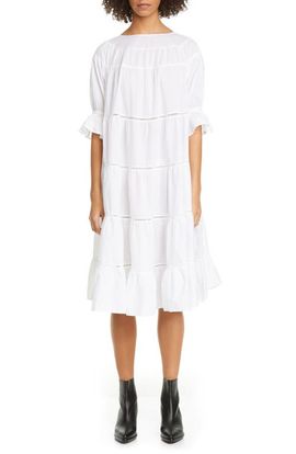Merlette Merlette Paradis Open Tier Cotton Dress