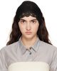 MERRMA MERRMA SSENSE Exclusive Black Lace Bandeau Headband - 1