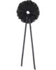 MERRMA MERRMA SSENSE Exclusive Black Orchid Pleated Organza Scrunchie - 2