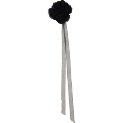 MERRMA MERRMA SSENSE Exclusive Black Tulle Scrunchie