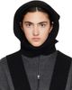 MERRMA MERRMA SSENSE Exclusive Black Wool Bandana - 1