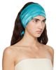 MERRMA MERRMA SSENSE Exclusive Blue Froisse Bandeau Headband - 2