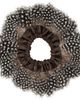 MERRMA MERRMA SSENSE Exclusive Brown Feather Scrunchie - 2
