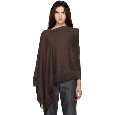 MERRMA MERRMA SSENSE Exclusive Brown Suiting Scarf