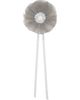 MERRMA MERRMA SSENSE Exclusive Gray Orchid Pleated Organza Scrunchie - 1