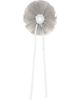 MERRMA MERRMA SSENSE Exclusive Gray Orchid Pleated Organza Scrunchie - 2