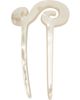 MERRMA MERRMA SSENSE Exclusive Off-White Spiral French Hair Pin - 1
