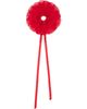 MERRMA MERRMA SSENSE Exclusive Red Orchid Pleated Organza Scrunchie - 1