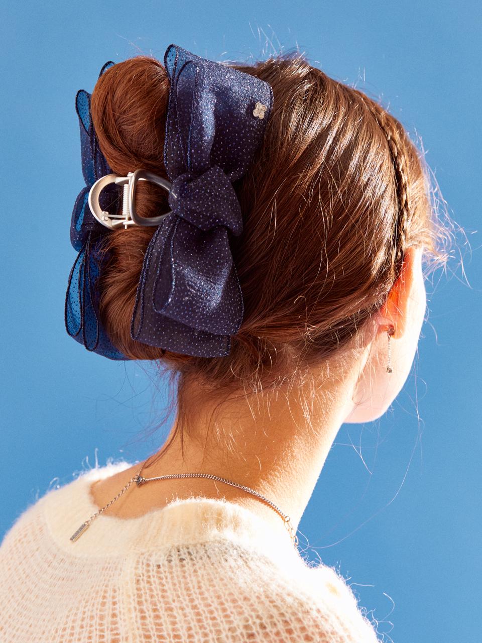 MERRYMOTIVE Full of starlight ribbon hair claw