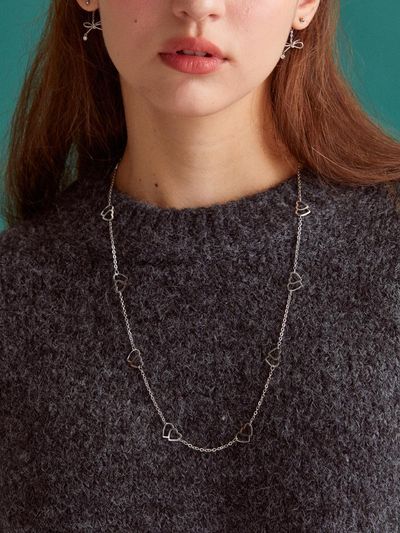 MERRYMOTIVE Girl fall in love surgical necklace