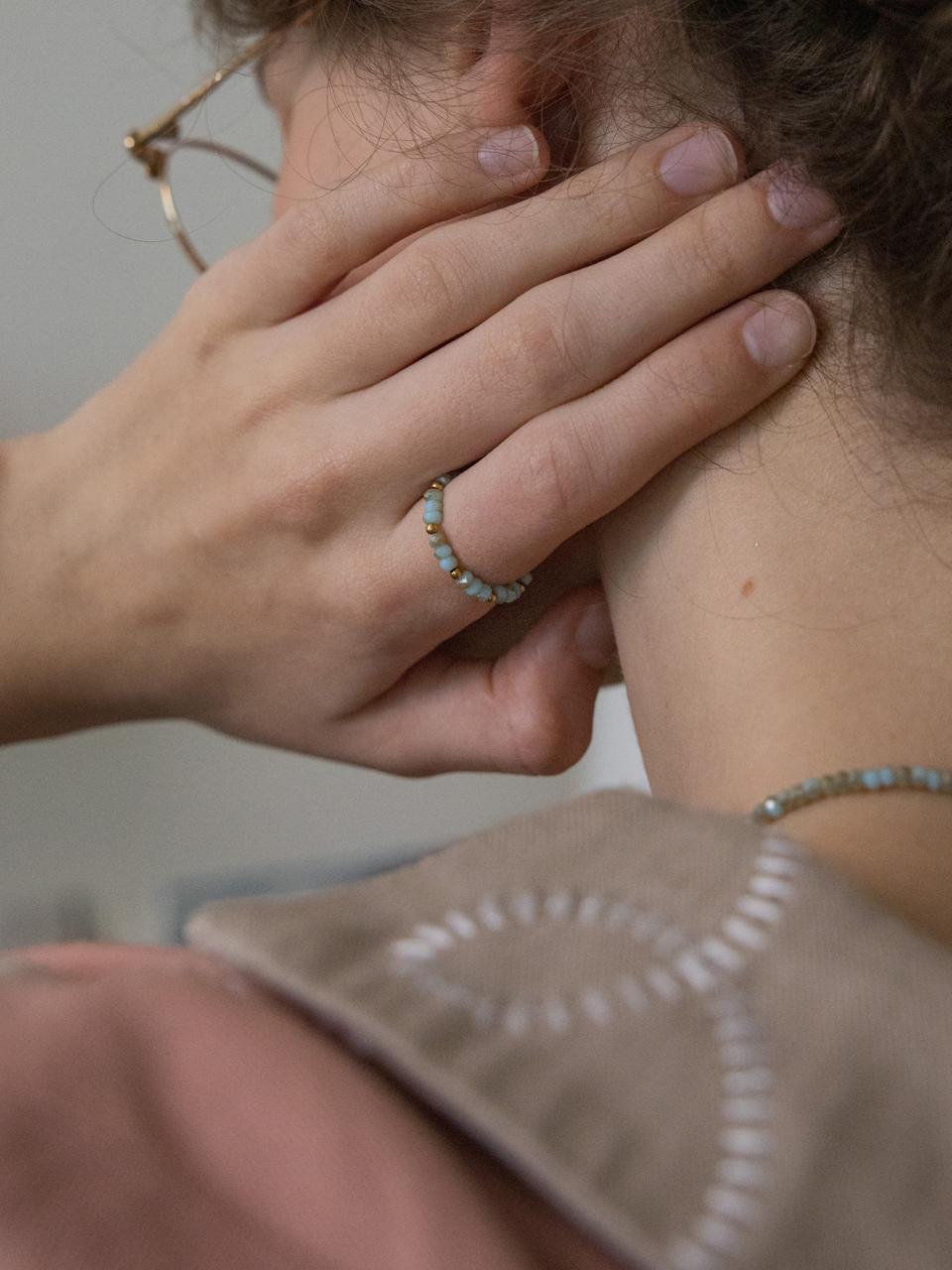 MERRYMOTIVE Shining Vintage Crystal Ring