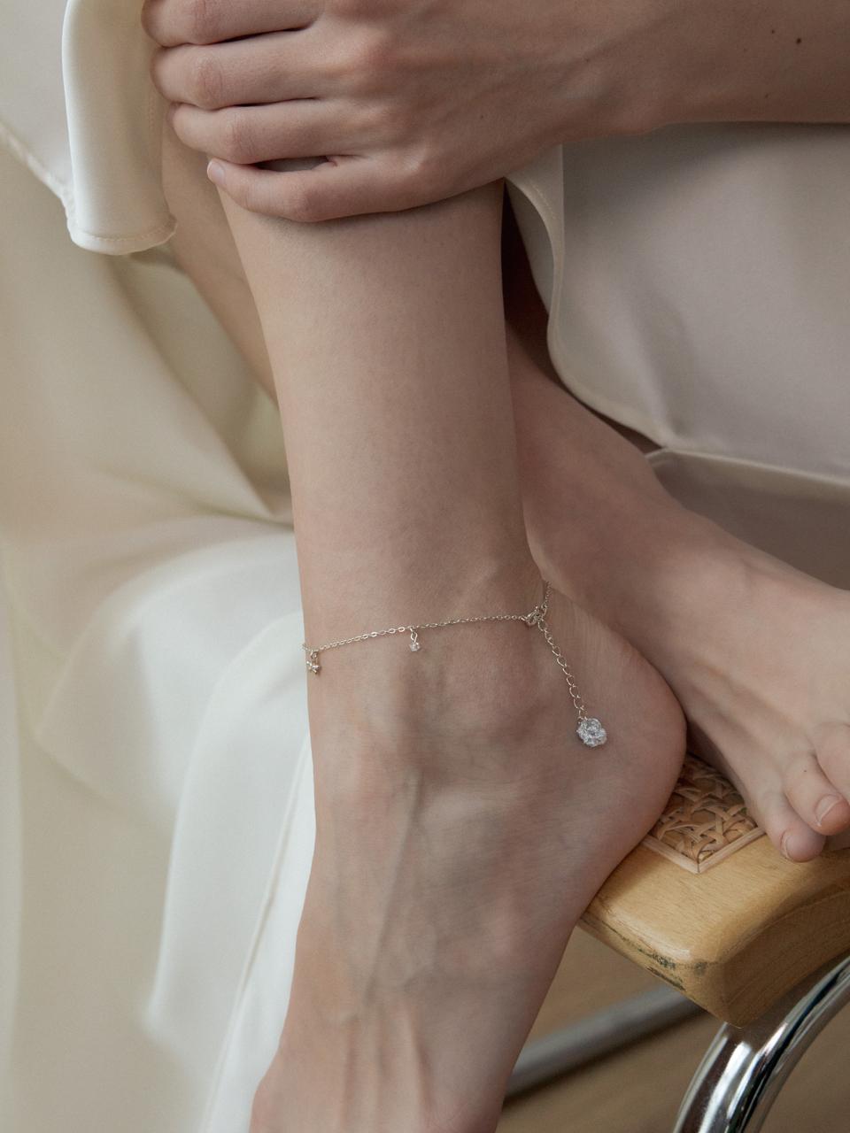 MERRYMOTIVE [Silver] Shining Moment Anklet