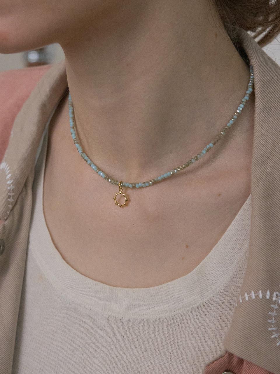 MERRYMOTIVE Sunshine Vintage Crystal Necklace