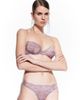 Mers Silk Mers Silk Lilly Sheer Lace Balconette Bra Underwire Unlined Luxury Support - 3
