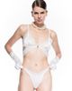 Mers Silk Mers Silk Mercy Thong - Silk & Lace G-String - 4