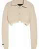 Meruert Tolegen Meruert Tolegen Hand Knit Cropped Cashmere Blend Cardigan - 5