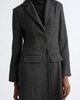 Meruert Tolegen Meruert Tolegen Herringbone Linen & Wool Blend Tailored Overcoat - 5