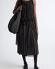 Meruert Tolegen Meruert Tolegen Pleated Herringbone Linen & Wool Blend Midi Skirt - 2