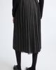 Meruert Tolegen Meruert Tolegen Pleated Herringbone Linen & Wool Blend Midi Skirt - 3