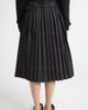 Meruert Tolegen Meruert Tolegen Pleated Plaid Corset Midi Skirt - 2