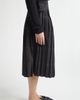 Meruert Tolegen Meruert Tolegen Pleated Plaid Corset Midi Skirt - 3