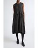 Meruert Tolegen Meruert Tolegen Wool Herringbone Ruffle Smock Midi Dress  - 1