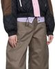 Meryll Rogge Meryll Rogge Black & Brown Quilted Track Bomber Jacket - 4
