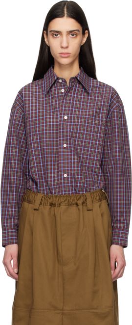 Meryll Rogge Meryll Rogge Burgundy Classic Shirt