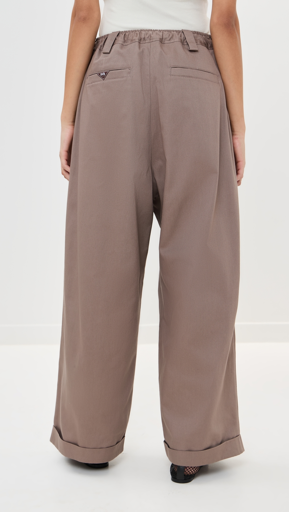 Meryll Rogge - Drawstring Chino Pants Dark Clay M