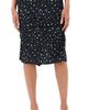 Meryll Rogge Meryll Rogge Side Drape Slip Skirt Black/White - 1