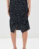 Meryll Rogge Meryll Rogge Side Drape Slip Skirt Black/White - 3