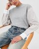 Meryll Rogge Meryll Rogge T-Shirt with Shirting Sleeves Grey Multi - 2