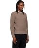 Merz b. Schwanen Merz b. Schwanen Beige BLADE02 Waffle Structured Sweater - 2
