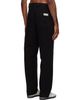 Merz b. Schwanen Merz b. Schwanen Black Cotton Canvas Straight Leg Trousers - 3