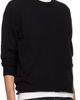 Merz b. Schwanen Merz b. Schwanen Black Lightweight Merino Wool-Cashmere-Silk Sweater - 2